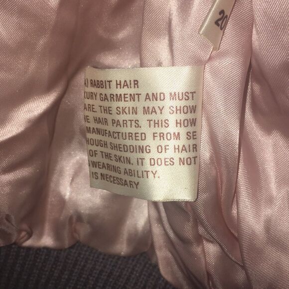 Elan 100% rabbit fur jacket medium - Picture 4 of 6